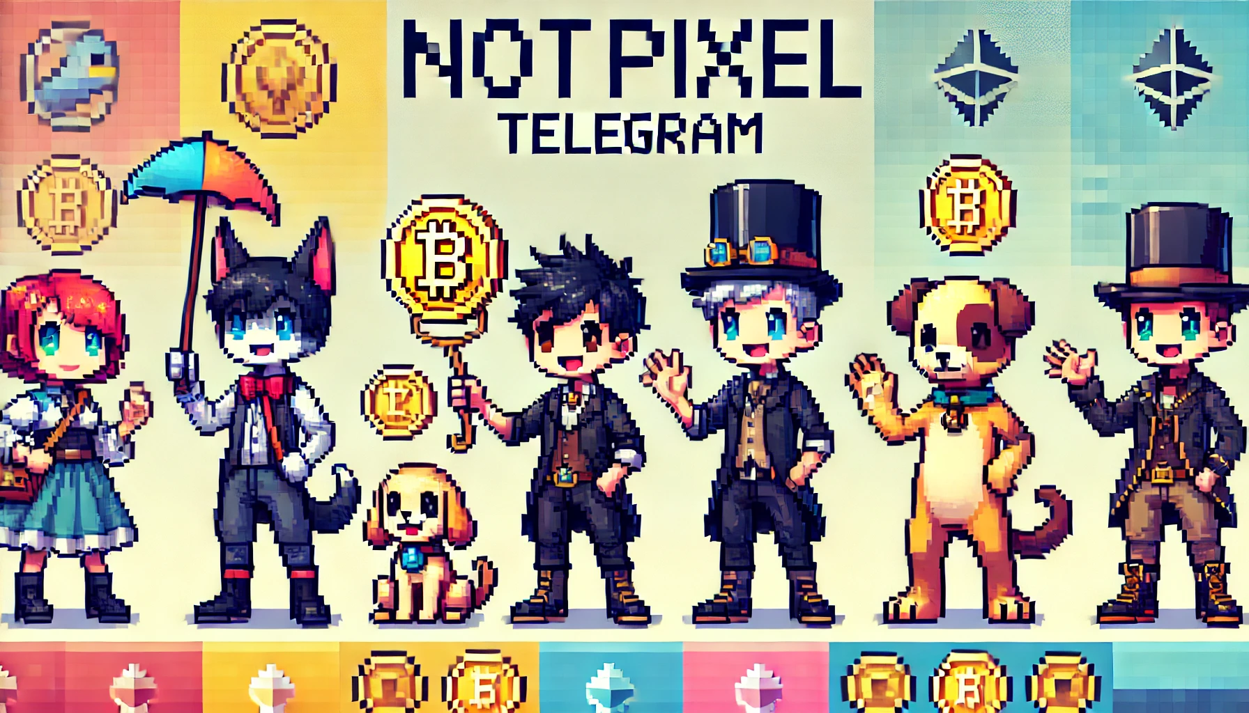 not pixel telegram game