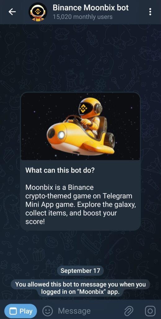 Moonbix telegram bot