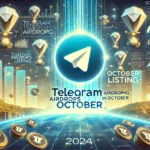 Telegram airdrops listing in october