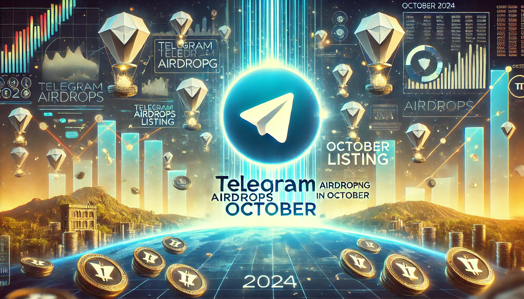 Telegram airdrops listing in october